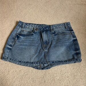 Denim Mini Skirt